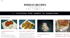 Desktop Screenshot of persianrecipes.info